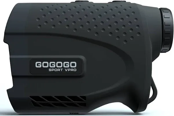 Gogogo Sport Vpro Laser Rangefinder for Golf & Hunting Range Finder 1200 Yard Distance Measuring with High-Precision Flag Pole Locking Vibration Function Slope Mode Continuous Scan