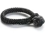 WARN 102556 Spydura Soft Shackle Synthetic Rope, 3/8" Diameter, Black