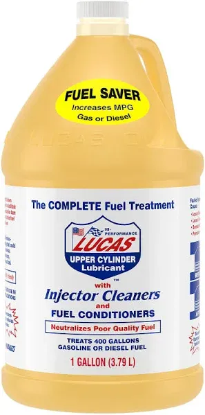 7.5 Pound Lucas Oil 10013 Fuel Treatment Gallon Cleans Lubricates Fuel System