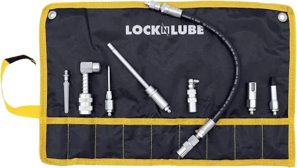 LockNLube LNL210 Quick Connect 8-Piece Lubrication Accessory Kit