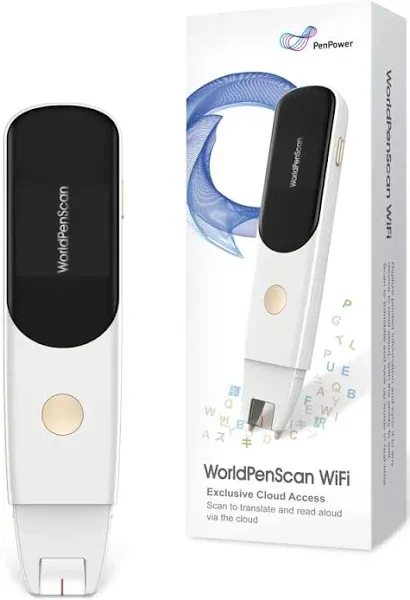 PenPower WorldPenScan Wi-Fi | OCR Pen Scanner | Reader Mode | Text to Speech ...