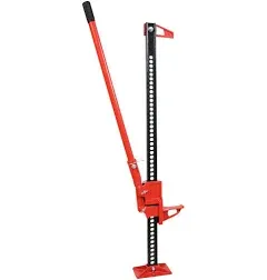 Farm Jack Ratcheting Off Road Utility Farm Jack, 3 Ton Capacity Farm Jack Ideal for Car/Truck/ATV/SUV and More