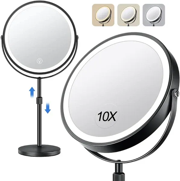 10x Large Lighted Makeup Mirror