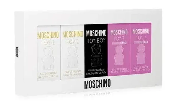 Moschino Variety Set 5 Piece Gift Set with 0.17 Oz by Moschino NEW For Women