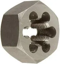 Qualtech 1-1/4in-11-1/2in NPT Carbon Steel Hex Pipe Die DWTHXNPT114