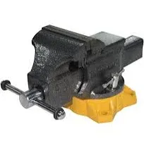 Olympia Tools 5 in. Steel Bench Vise 270 deg Swivel Base