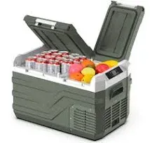 Alpicool Chest Cooler 25-Qt Electric Dual Zone Car Fridge w/ Independent Control