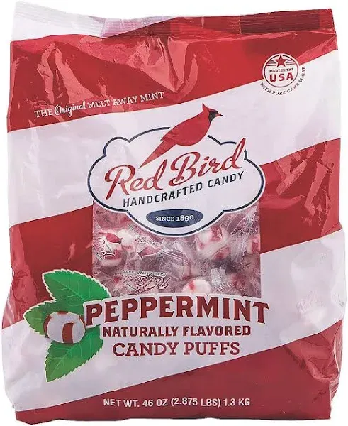 Red Bird Peppermint Puffs