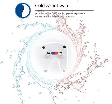 ABHQP Self Cleaning Hot and Cold Water Bidet - Dual Nozzle (Male &amp; BHCW01 