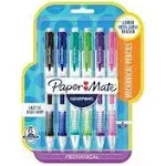 Paper Mate 6ct Clearpoint #2 Mechanical Pencils 0.7mm Multicolor