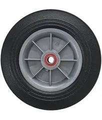 MAGLINE 111025 Hand Truck Wheel,10in dia.,Solid Rubber 24JN17