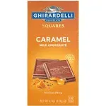 Ghirardelli Caramel Milk Chocolate Squares Bar - 4.8 oz