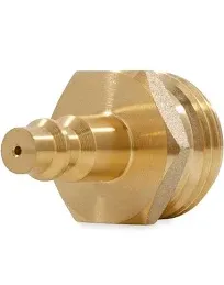 Camco RV 50psi Brass Water line Blow-Out Plug with Quick Connect - #36143 - NEW