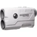 Gogogo Sport vPro Golf Rangefinder Rechargeable 900 Yards Range Finder with Slope Switch, Built-in Magnet Gs19b-w, Size: 900 Yards with Slope Switch,