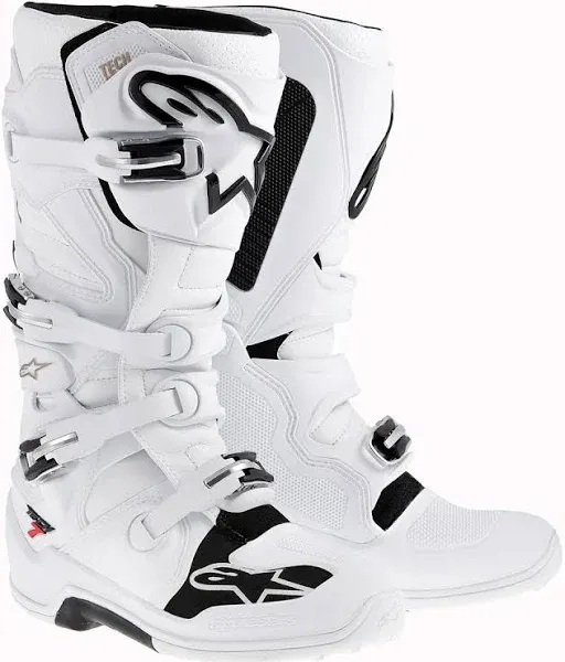 Alpinestars Tech 7 Boots - White, All Sizes