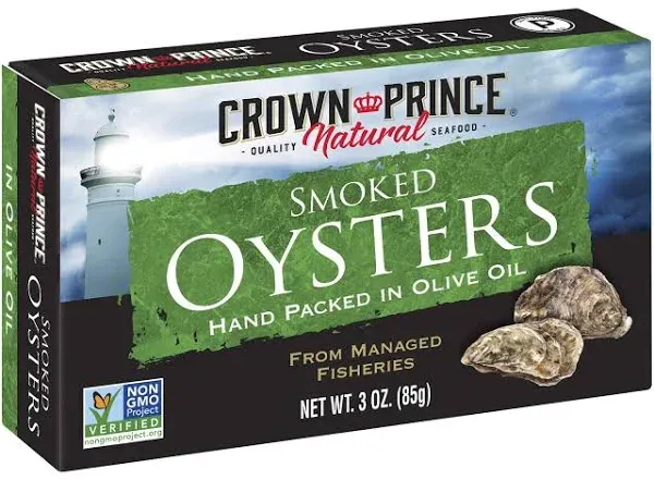 Crown Prince Olive Oil Smoked Oysters