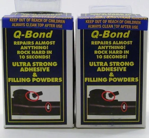 Q Bond Repair Kit Small Quick Bonding Adhesive 2 Pack