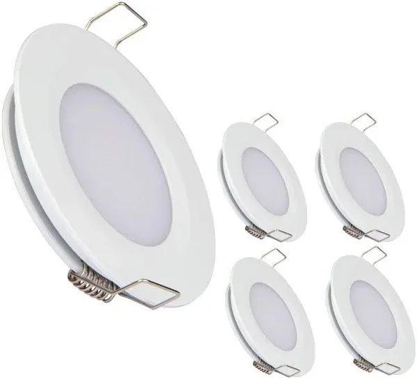 Acegoo A16-CL01-W-C RV and Boat Recessed Ceiling Light  - Qty 4