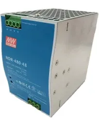 Mean Well NDR-480-24 480W 24VDC DIN Rail Power Supply