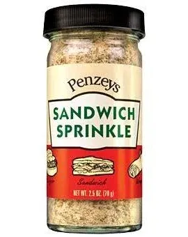 Penzeys Sandwich Sprinkle By Spices 2.5 oz 1/2 cup jar