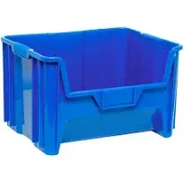 Quantum 15 1/4" x 19 7/8" x 12 7/16" Blue Giant Stacking Container QGH700BL