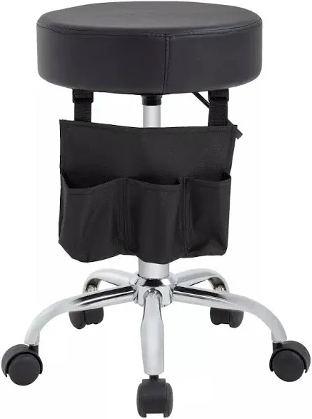 BestMassage Rolling Stool with Wheels Stool Chair Swivel Stool Height Adjustable Office Stool Massage Stool Spa Chair Diameter 14 Inches Hydraulic