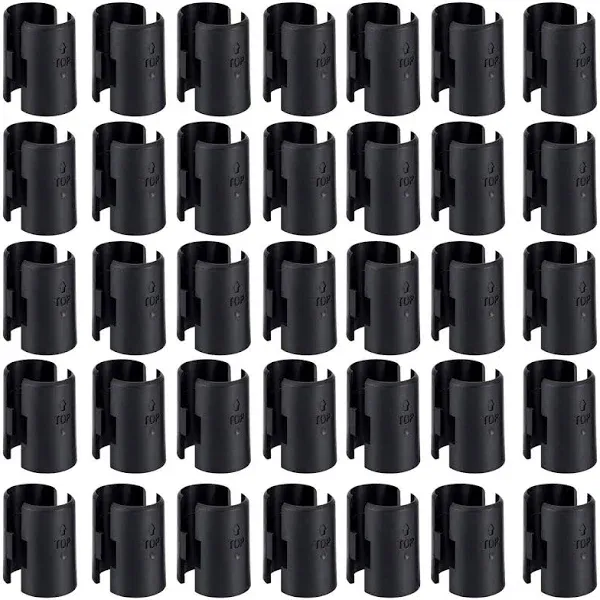 Apoulin Wire Shelf Clips 50Pack Wire Shelving Shelf Lock Clips for 1" Post Shelvings