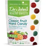 Dr. John's Healthy Sweets Sugar Free Classic Fruit Hard Candy 3.85oz