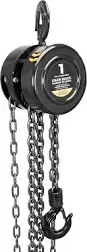 Torin ATR9010B 1 Ton Manual Hand Lift Steel Chain Block Hoist