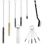 17Pcs Multi-Purpose Spray Gun Cleaning Kit Nylon Brushes Mini Brushes &amp; Needles