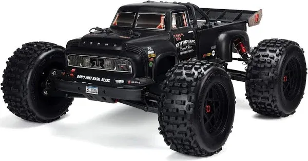 1/8 NOTORIOUS 6S V5 4X4 BLX Stunt Truck with Spektrum Firma RTR, Black