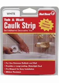 Red Devil 0152, 1/2" x 6' Fixture Caulk Strip, White