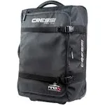 Cressi Piper Bag for Traveling | Strong and Safe with Multiple Handles and Wheels, Black, One Size (UB952000)