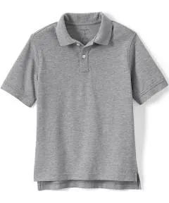 Lands' End Kids Short Sleeve Mesh Polo Shirt