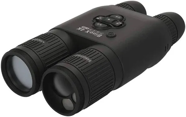 ATN Binox 4K 4-16X Smart Ultra HD Day/Night Hunting Binoculars w/Built-in Laser Rangefinder, Video Record, Wi-Fi, E-Compass, 16hrs+ Battery Power, Camping, Birdwatching, Sports