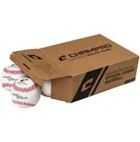 Champro Official League Baseball,Full Grain Leather Cover,Cosmetic Blem,1 Dozen