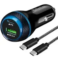 45W Type C Super Fast Car Charger