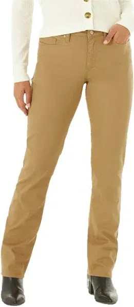 Lee Legendary 32x30 Women&#039;s Sz 12 M Regular Fit Straight Mid Rise Beige Chino