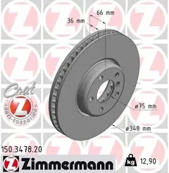 Zimmermann Coat Z Disc Brake Rotor