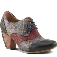 L'Artiste by Spring Step Women's Adelvice-Fleur Oxford Boot