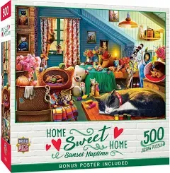 Home Sweet Home - Sunset Naptime 500 Piece Jigsaw Puzzle