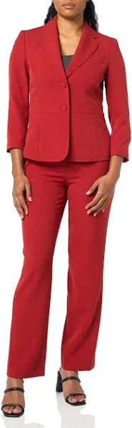 Le Suit Women's Jacket/Pant Suit