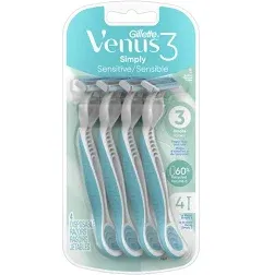 Gillette Venus Simply 3 Sensitive Disposable Razors