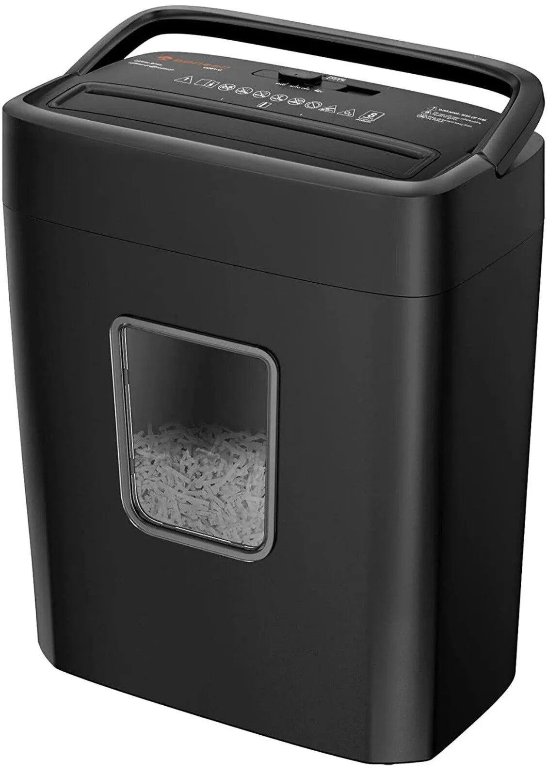 Bonsaii C204-c 6-Sheet High-Security Cross-Cut Paper Shredder