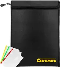 Centimita Fireproof Document Bag