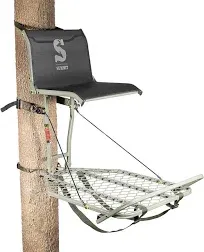 Summit Treestands Ledge XT Hang-on Tree Stand | Lightweight | Folding Comfort-Mesh Seat (SU82117),Black