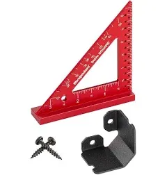 Woodpeckers Delve Square, 10-in-1 Woodworking Layout Tool, 3.5 Inch, Stainless Steel, Feature Packed Carpenter Square