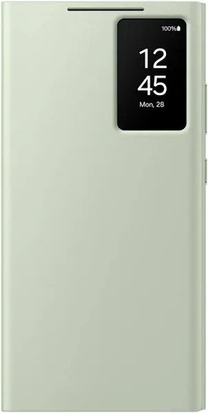 Samsung Galaxy S24 Ultra Genuine Smart View Wallet Case EF-ZS928CGE Light Green