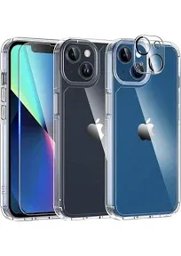 Tauri 3 in 1 Clear Case for iPhone 13