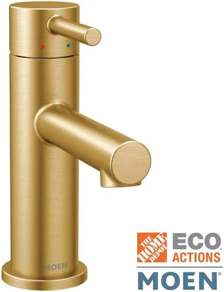 Moen 6190BG Align Brushed Gold One-Handle Bathroom Faucet